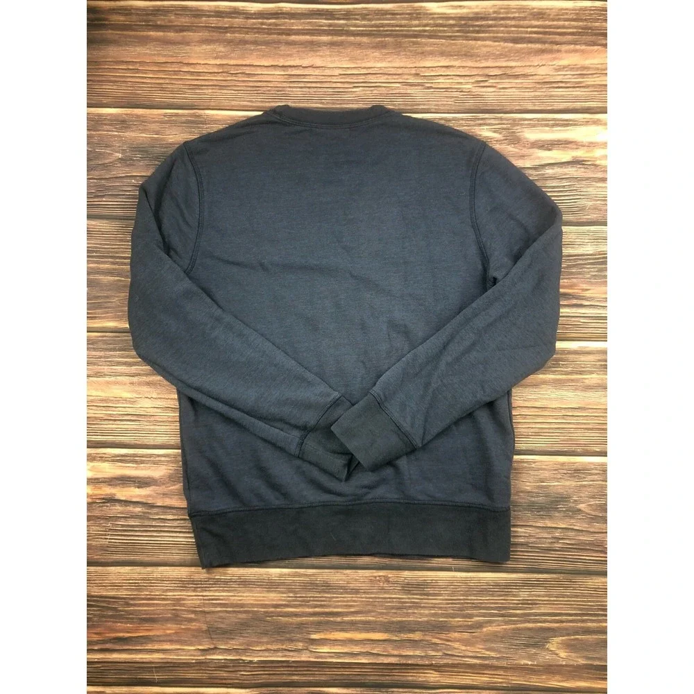 Giordano Mens Size Large Crewneck‎ Sweater Navy Blue
